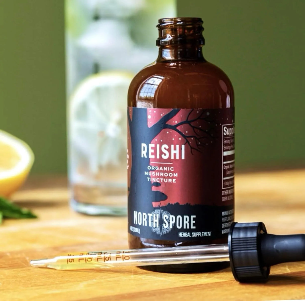 NORTH SPORE - North Spore Reishi Mushroom Extract Tincture 4 Fl.Oz. - The Red Vitamin MX - Suplementos Alimenticios - {{ shop.shopifyCountryName }}