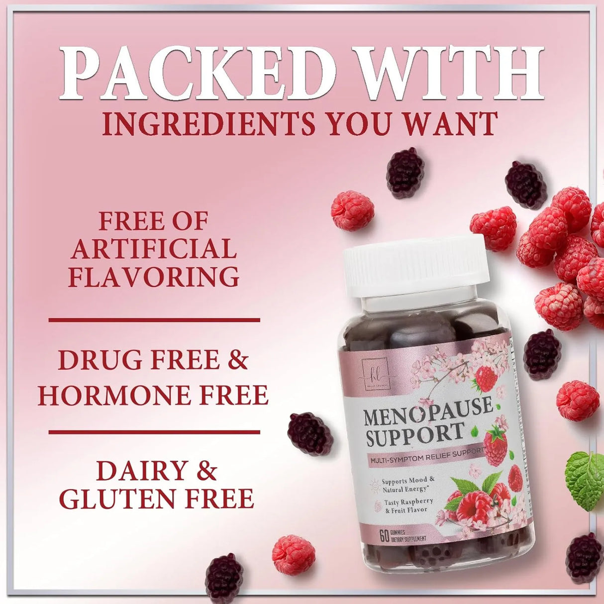 HELLO LOVELY! - Hello Lovely! Menopause Support 60 Gomitas - The Red Vitamin MX - Suplementos Alimenticios - {{ shop.shopifyCountryName }}