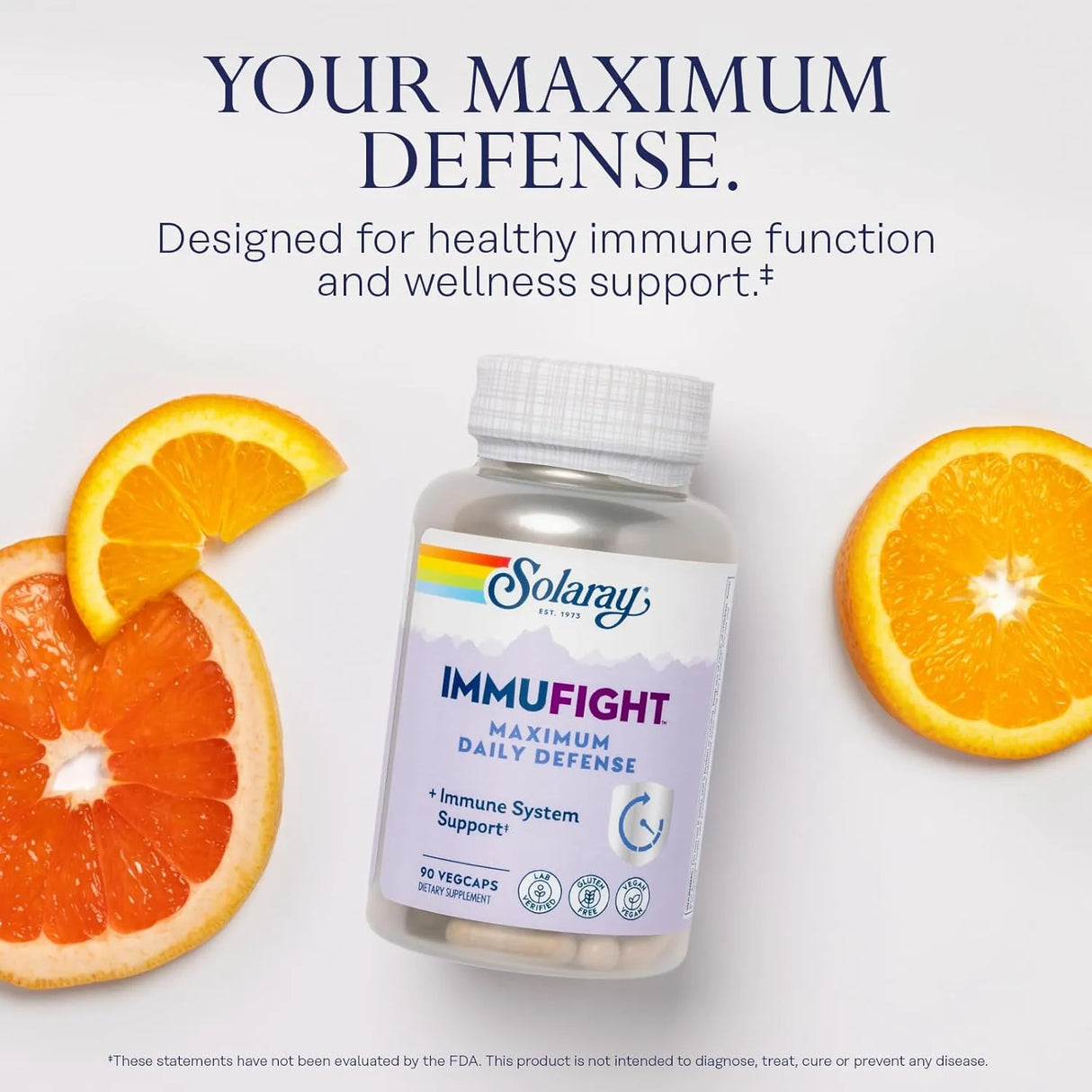 SOLARAY - SOLARAY Immufight Maximum Daily Defense 90 Capsulas - The Red Vitamin MX - Suplementos Alimenticios - {{ shop.shopifyCountryName }}