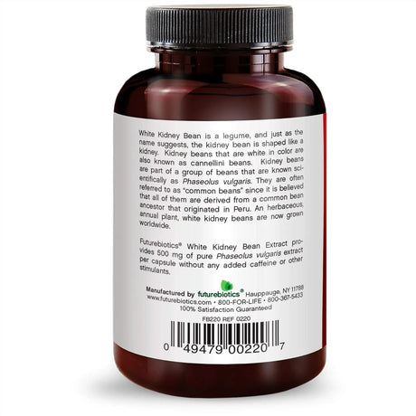 FUTUREBIOTICS - FutureBiotics White Kidney Bean Extract 100 Capsulas - The Red Vitamin MX - Suplementos Alimenticios - {{ shop.shopifyCountryName }}