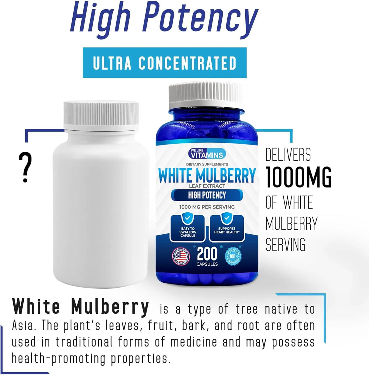 WE LIKE VITAMINS - We Like Vitamins White Mulberry 1000Mg. 200 Capsulas - The Red Vitamin MX - Suplementos Alimenticios - {{ shop.shopifyCountryName }}