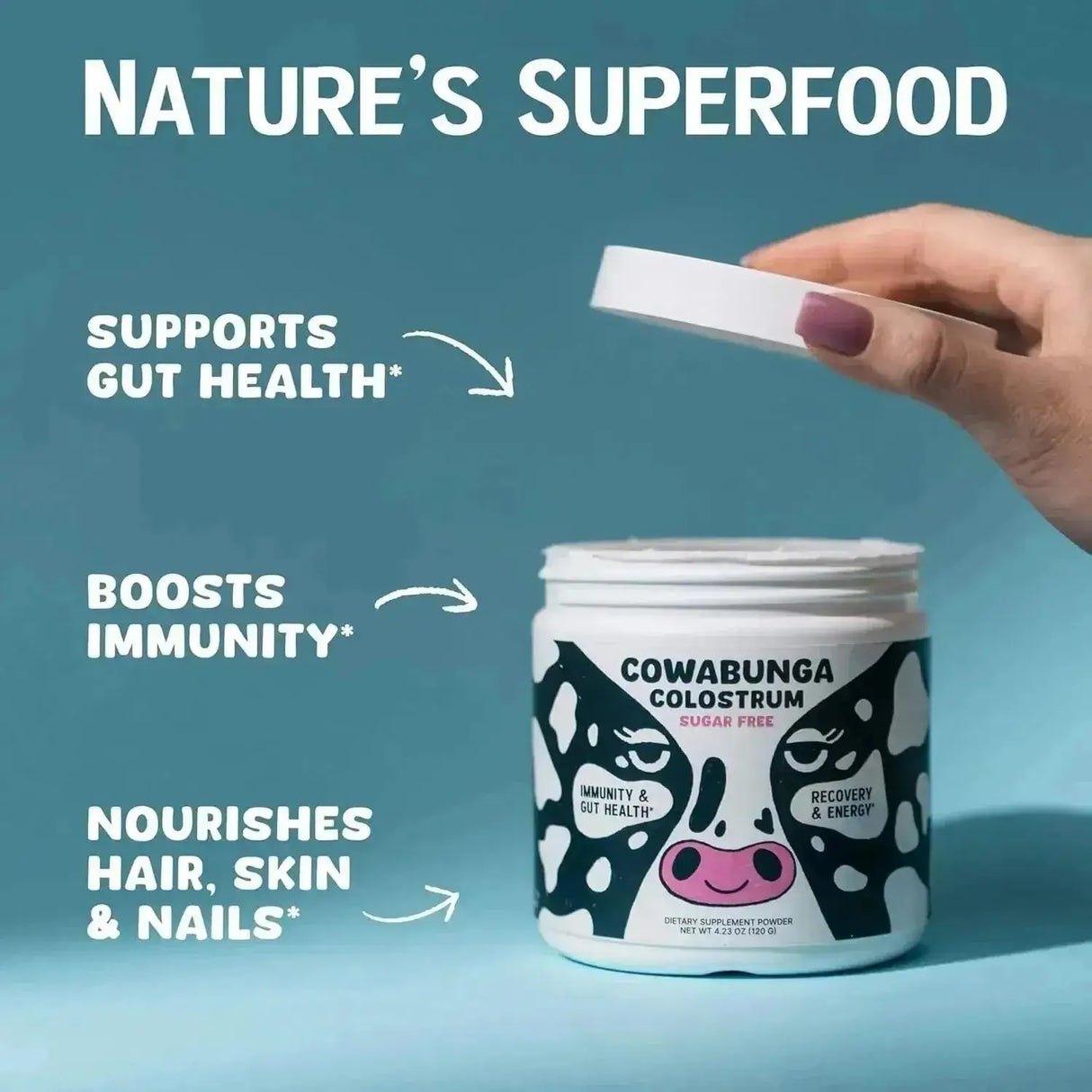 SONOHEALTH - SonoHealth Cowabunga Colostrum Powder 80 Servicios 120Gr. - The Red Vitamin MX - Suplementos Alimenticios - {{ shop.shopifyCountryName }}