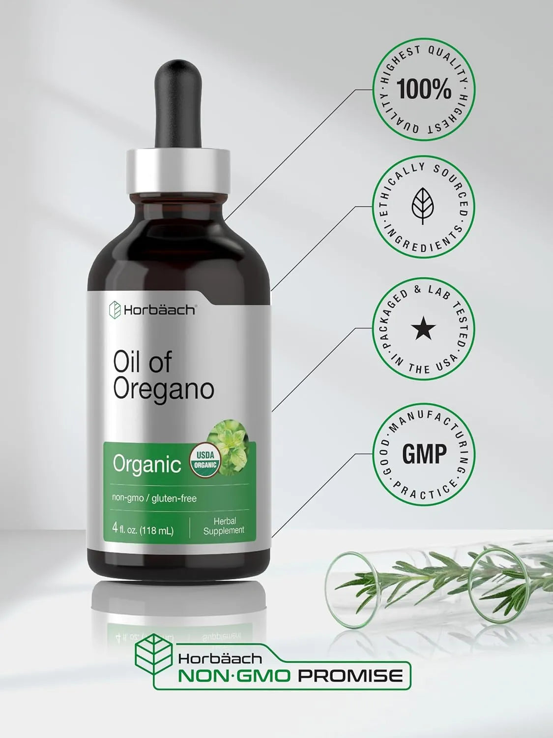 HORBAACH - Horbaach Organic Oil of Oregano Drops 4 Fl.Oz. - The Red Vitamin MX - Suplementos Alimenticios - {{ shop.shopifyCountryName }}