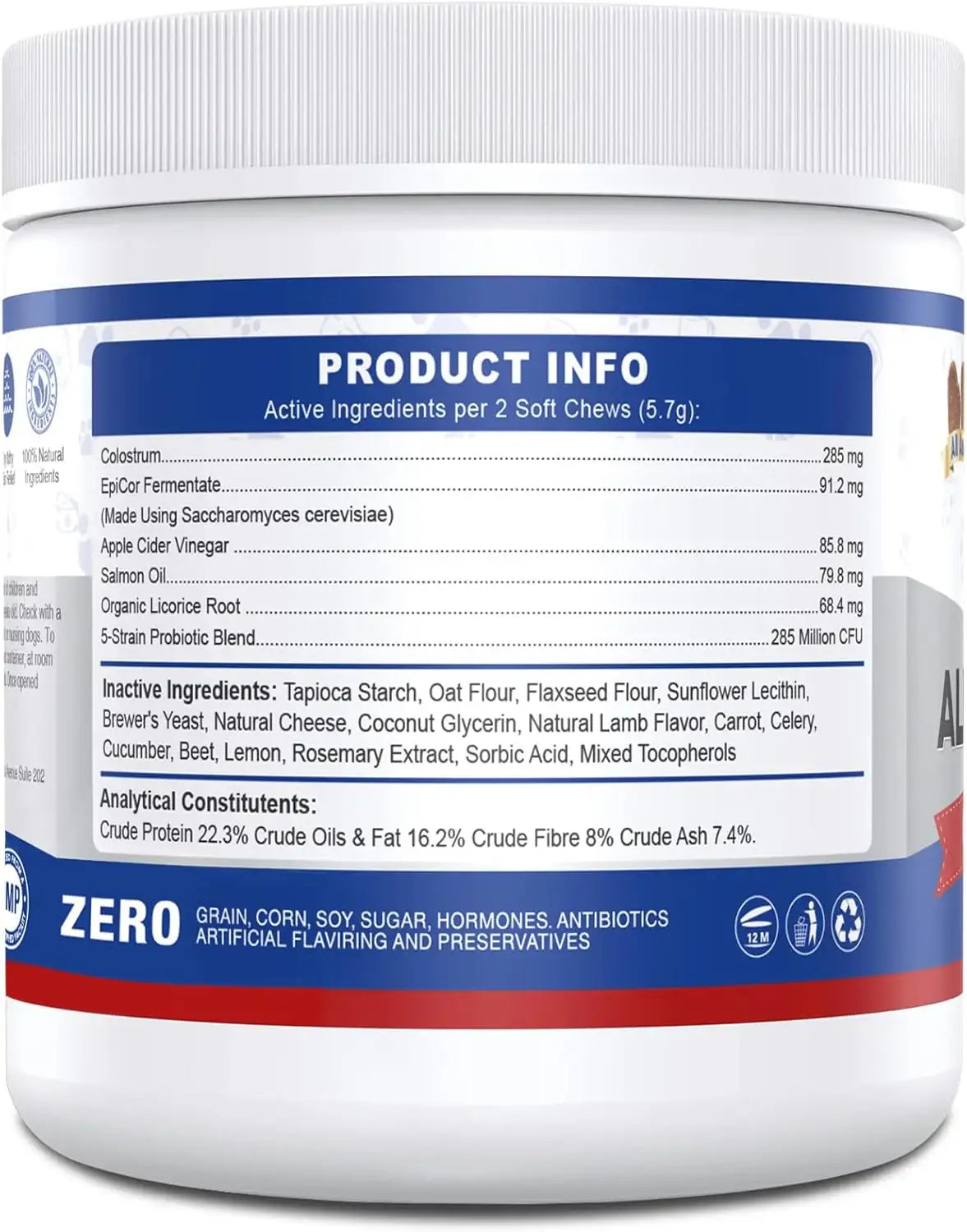 COLEAZE - ColEaze Dog Allergy Chews 170 Masticables - The Red Vitamin MX - Remedios Para La Picazón De Perros - {{ shop.shopifyCountryName }}