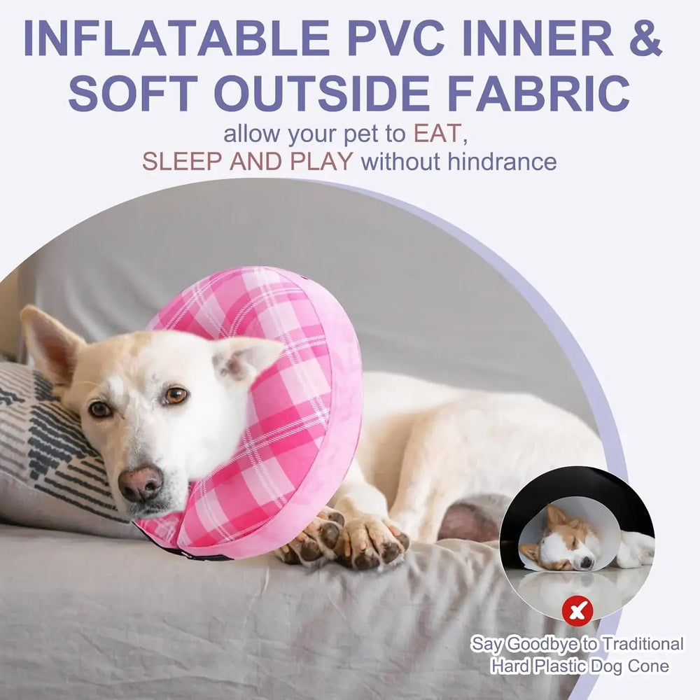 BEAUTYZOO - BEAUTYZOO Inflatable Donut Collar PINK LARGE - The Red Vitamin MX - Collares y Conos De Recuperación Para Perros - {{ shop.shopifyCountryName }}