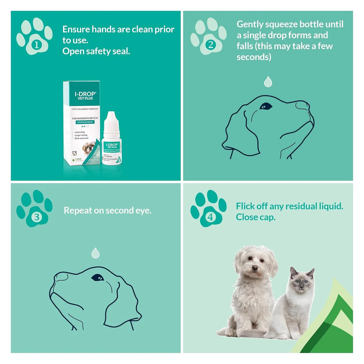 I-DROP - I-DROP VET PLUS Pet Eye Drops for Dogs 10Ml. - The Red Vitamin MX - Cuidado De Los Ojos De Los Perros - {{ shop.shopifyCountryName }}