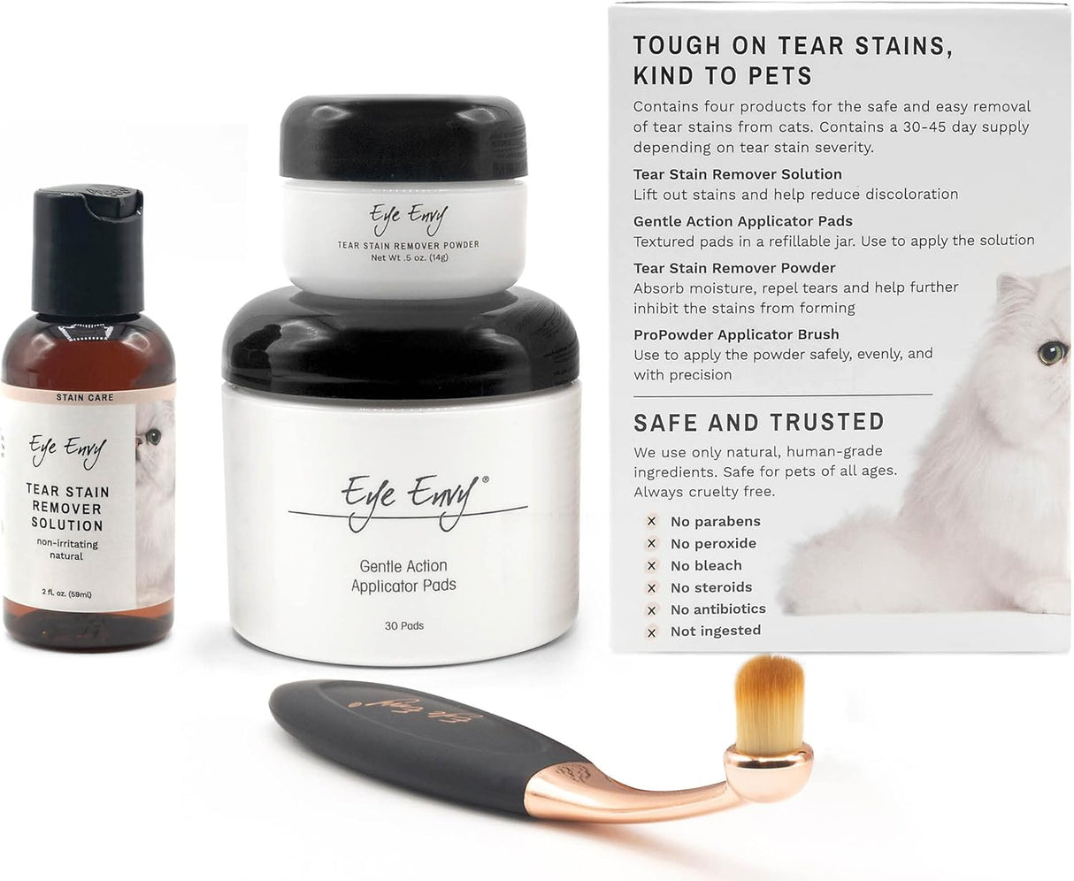 Eye Envy Cat Tear Stain Remover Starter Kit