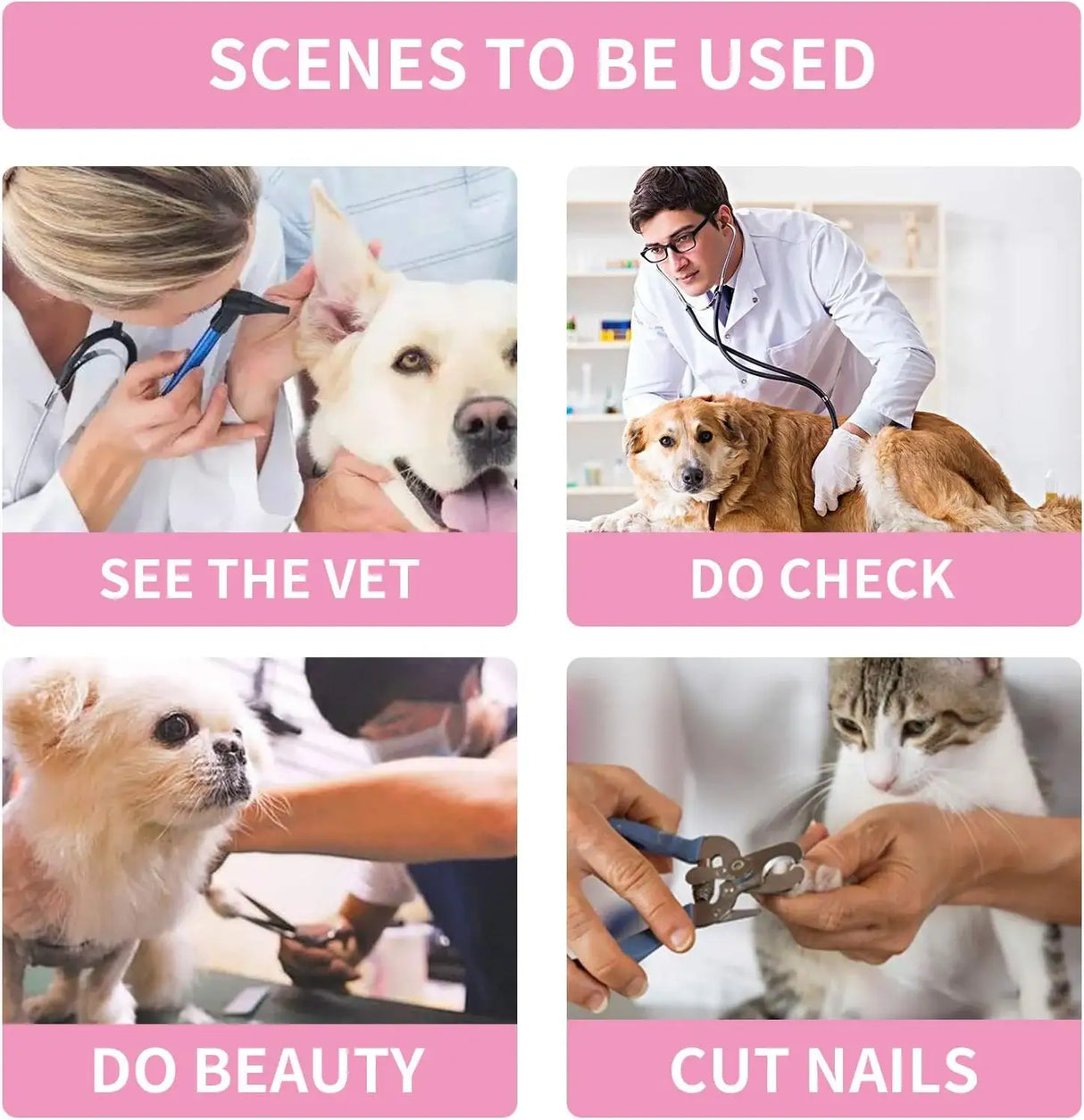 MCHY - MCHY Adjustable Recovery Collar for Dogs LARGE PINK - The Red Vitamin MX - Collares y Conos De Recuperación Para Perros - {{ shop.shopifyCountryName }}