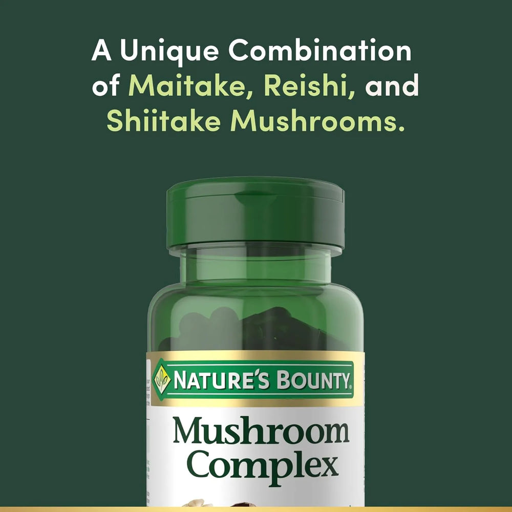 NATURE'S BOUNTY - Nature's Bounty Mushroom Complex 60 Capsulas - The Red Vitamin MX - Suplementos Alimenticios - {{ shop.shopifyCountryName }}