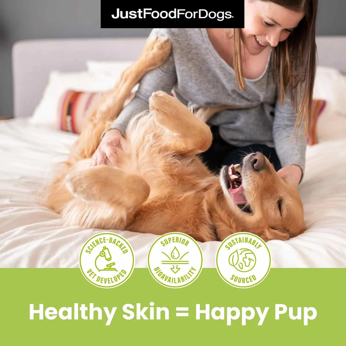 JUSTFOODFORDOGS - JustFoodForDogs Omega Plus Oil Omega-3 Supplement for Dogs 8 Fl.Oz. - The Red Vitamin MX - Aceite De Pescado Para Perros - {{ shop.shopifyCountryName }}