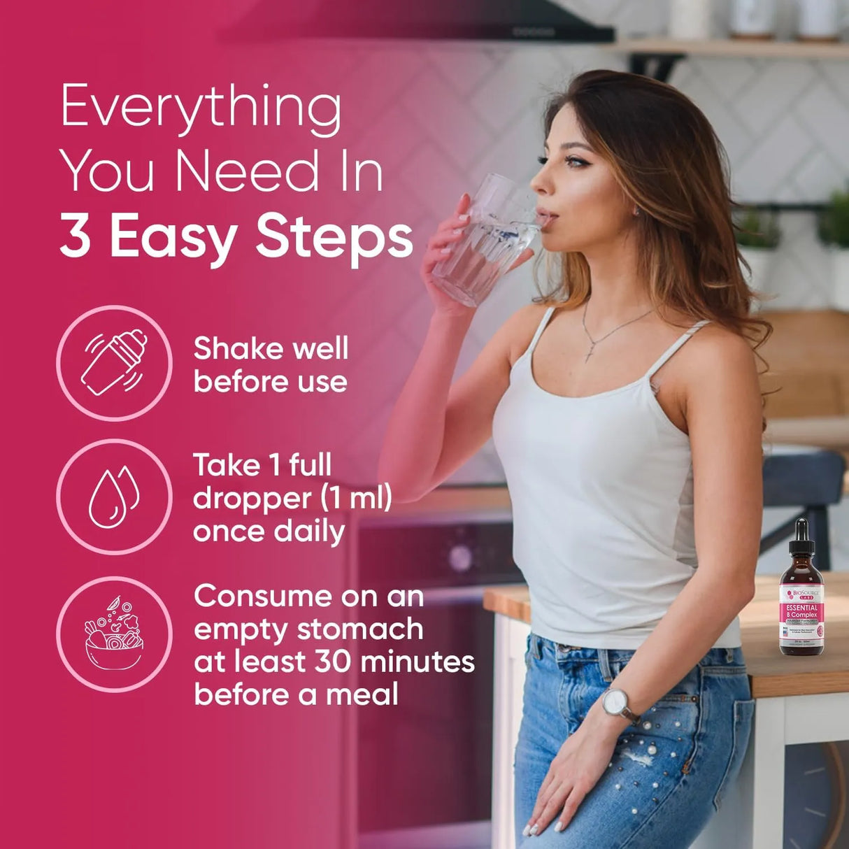 BIOSOURCE LABS - BioSource Labs Essential B Complex 2 Fl.Oz. - The Red Vitamin MX - Suplementos Alimenticios - {{ shop.shopifyCountryName }}