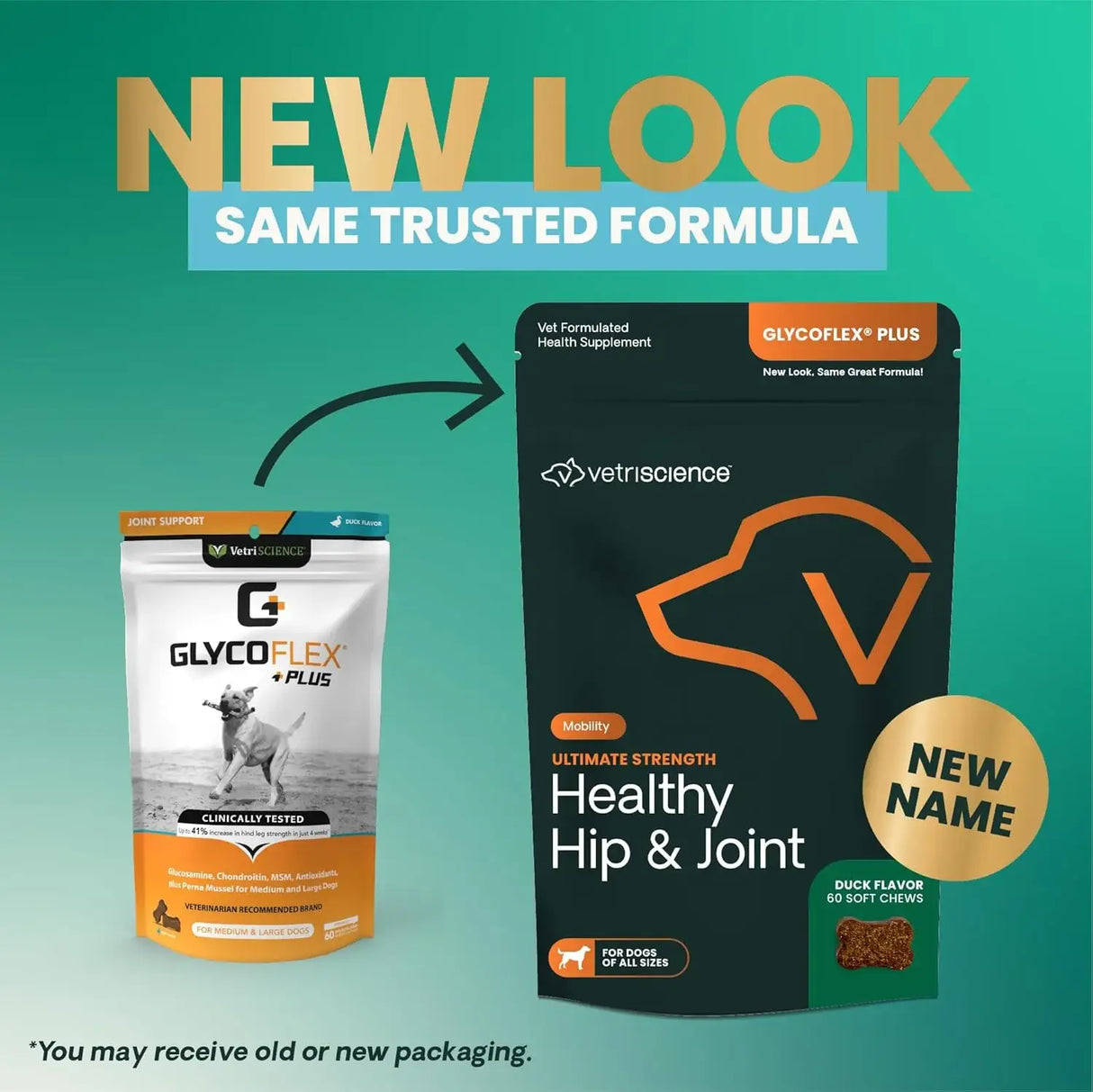 VETRISCIENCE - VetriScience GlycoFlex Ultimate Strength Healthy Hip & Joint Duck Flavor 60 Masticables - The Red Vitamin MX - Cuidado De Cadera Y Articulaciones Para Perros - {{ shop.shopifyCountryName }}