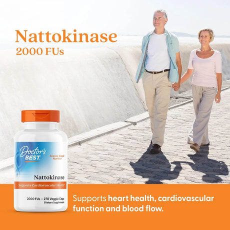 DOCTOR'S BEST - Doctors Best Nattokinase 2000 FUs 270 Capsulas - The Red Vitamin MX - Suplementos Alimenticios - {{ shop.shopifyCountryName }}