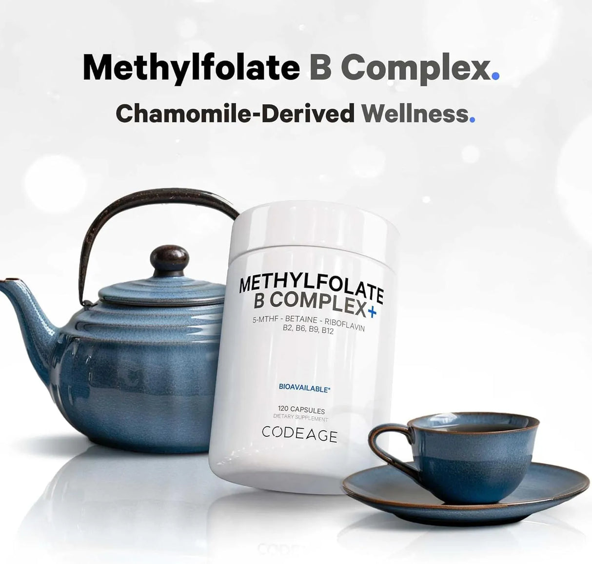 CODEAGE - Codeage Methylfolate B Complex 120 Capsulas - The Red Vitamin MX - Suplementos Alimenticios - {{ shop.shopifyCountryName }}