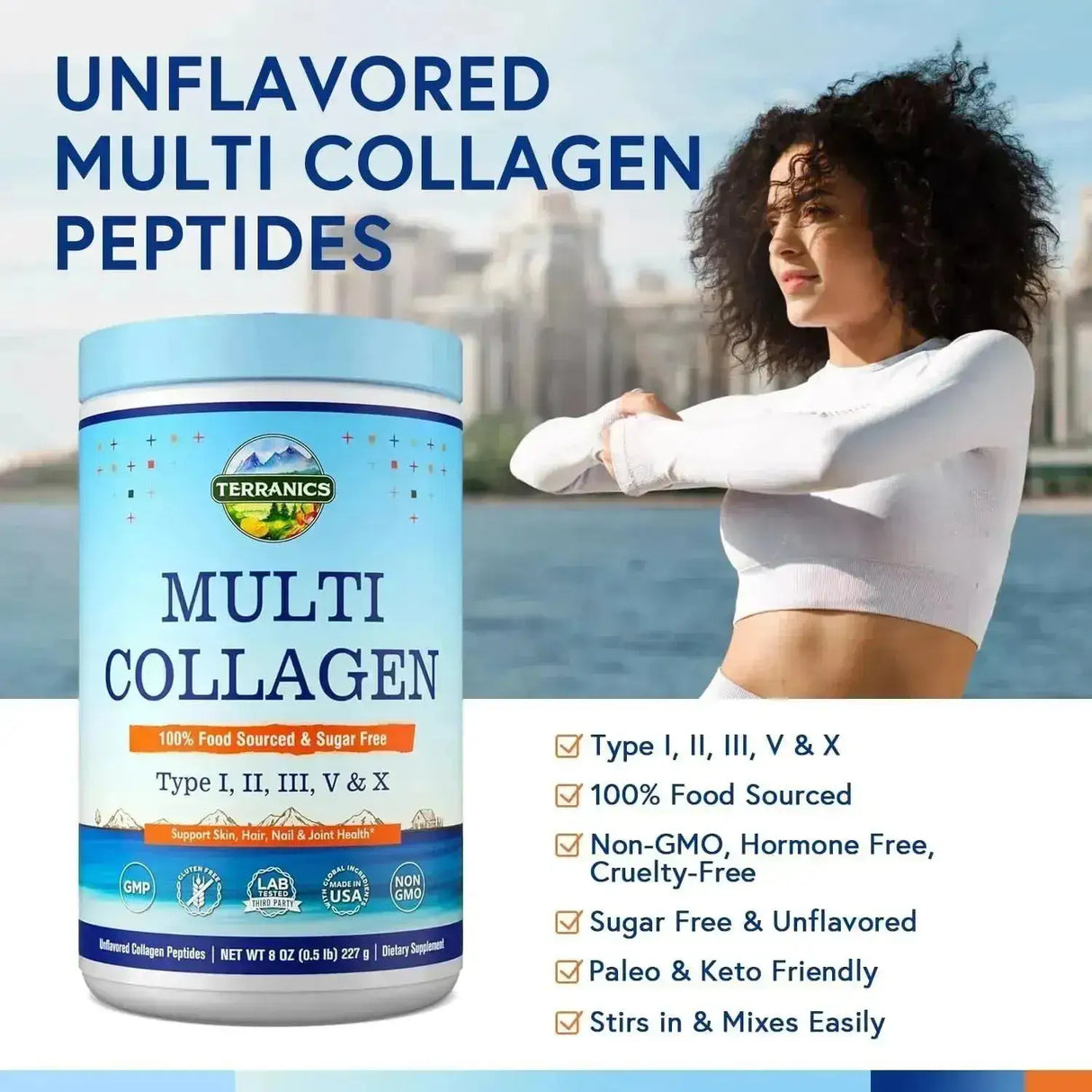 TERRANICS - Terranics Multi Collagen Peptides Powder 227Gr. - The Red Vitamin MX - Suplementos Alimenticios - {{ shop.shopifyCountryName }}