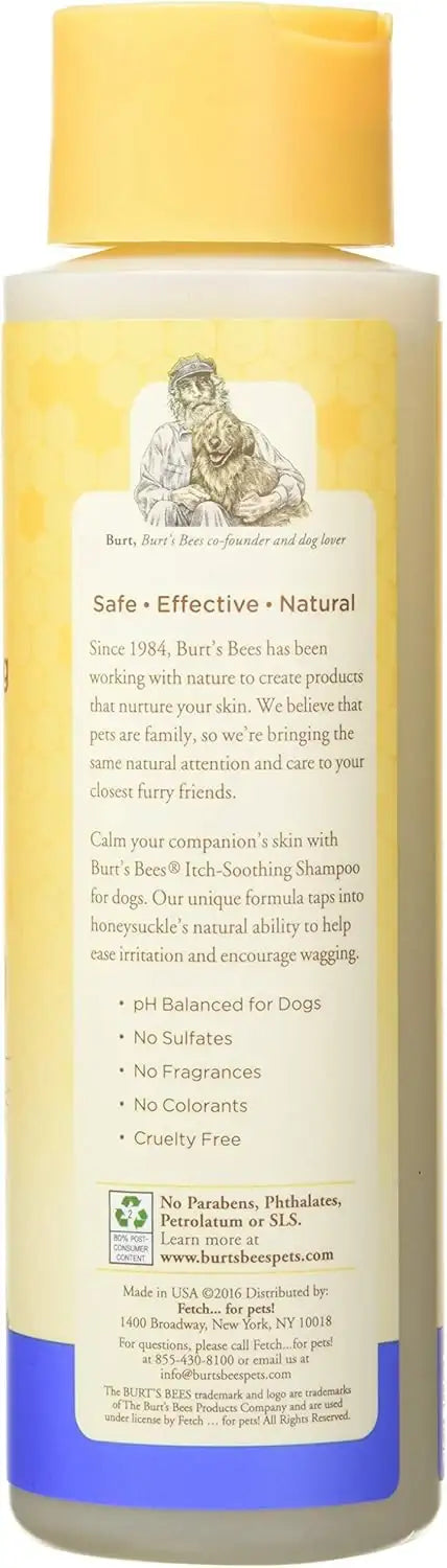 BURT'S BEES - Burt's Bees for Pets Itch Soothing Shampoo with Honeysuckle 16 Fl.Oz. - The Red Vitamin MX - Remedios Para La Picazón De Perros - {{ shop.shopifyCountryName }}