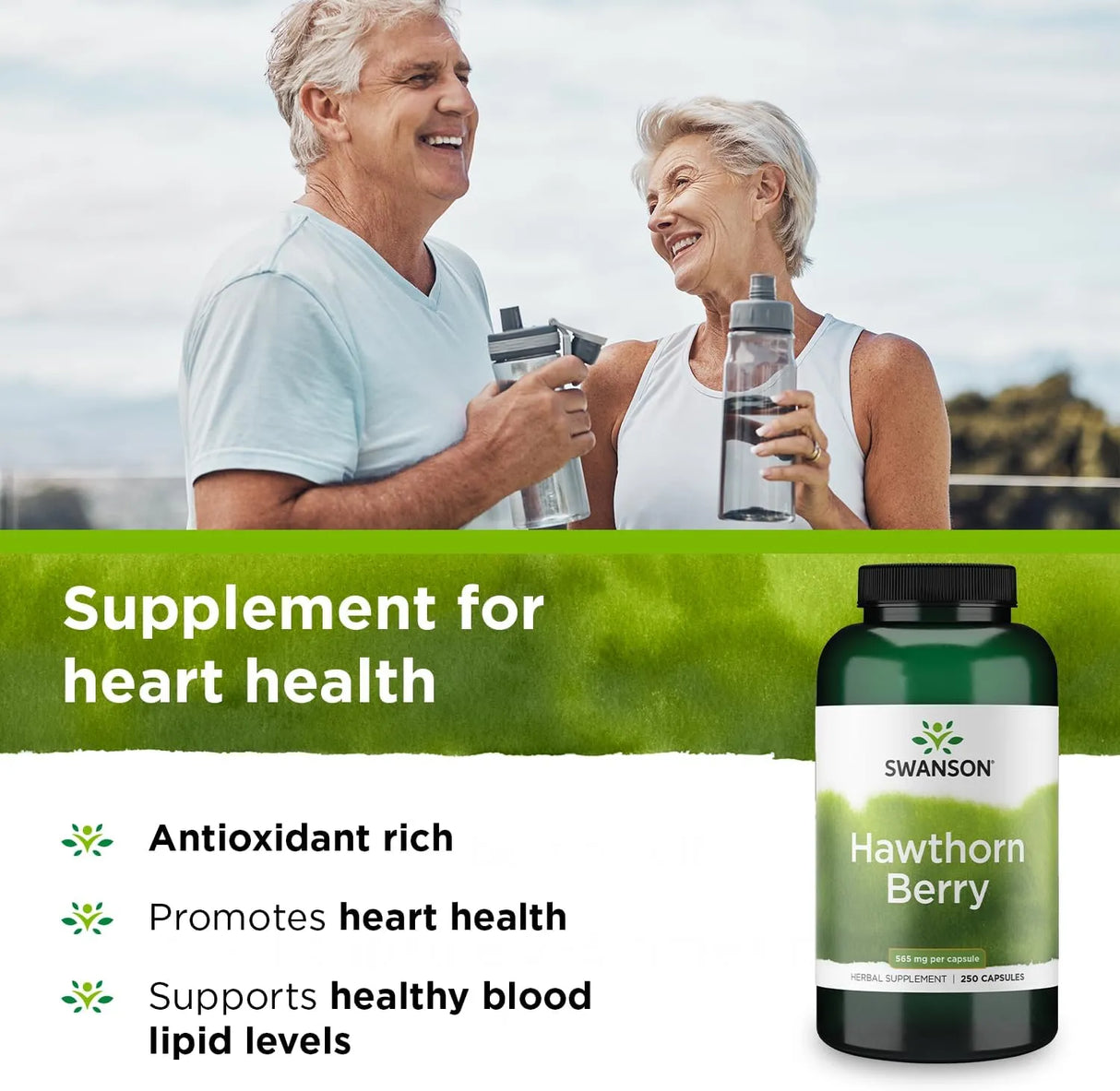 SWANSON - Swanson Hawthorn Berry 565Mg. 250 Capsulas - The Red Vitamin MX - Suplementos Alimenticios - {{ shop.shopifyCountryName }}
