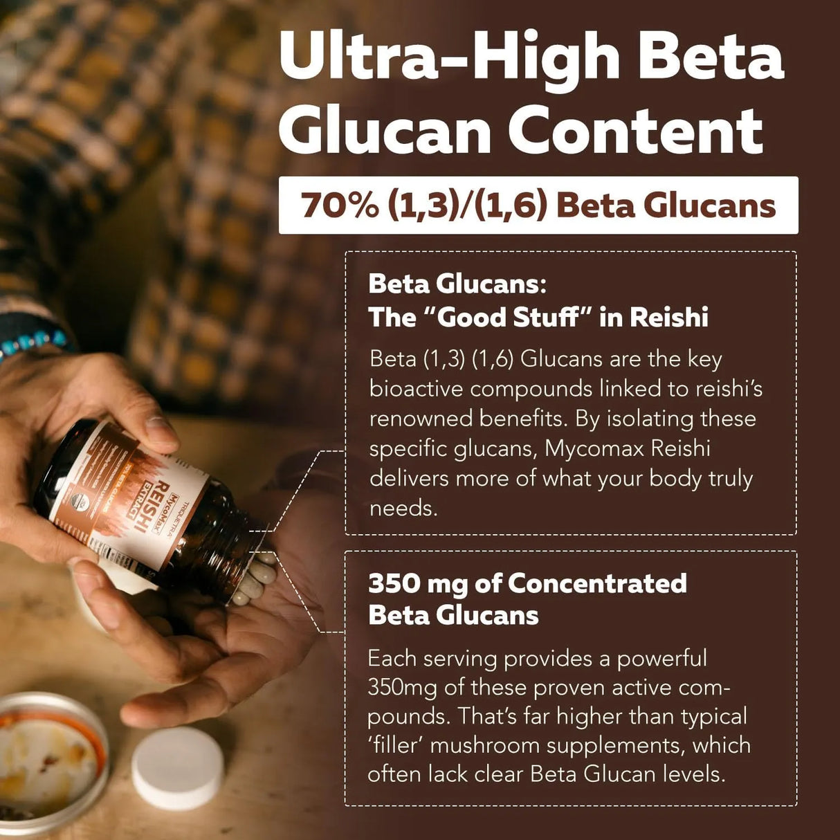 TRIQUETRA - Triquetra Health Organic Reishi Mushroom 60 Capsulas - The Red Vitamin MX - Suplementos Alimenticios - {{ shop.shopifyCountryName }}