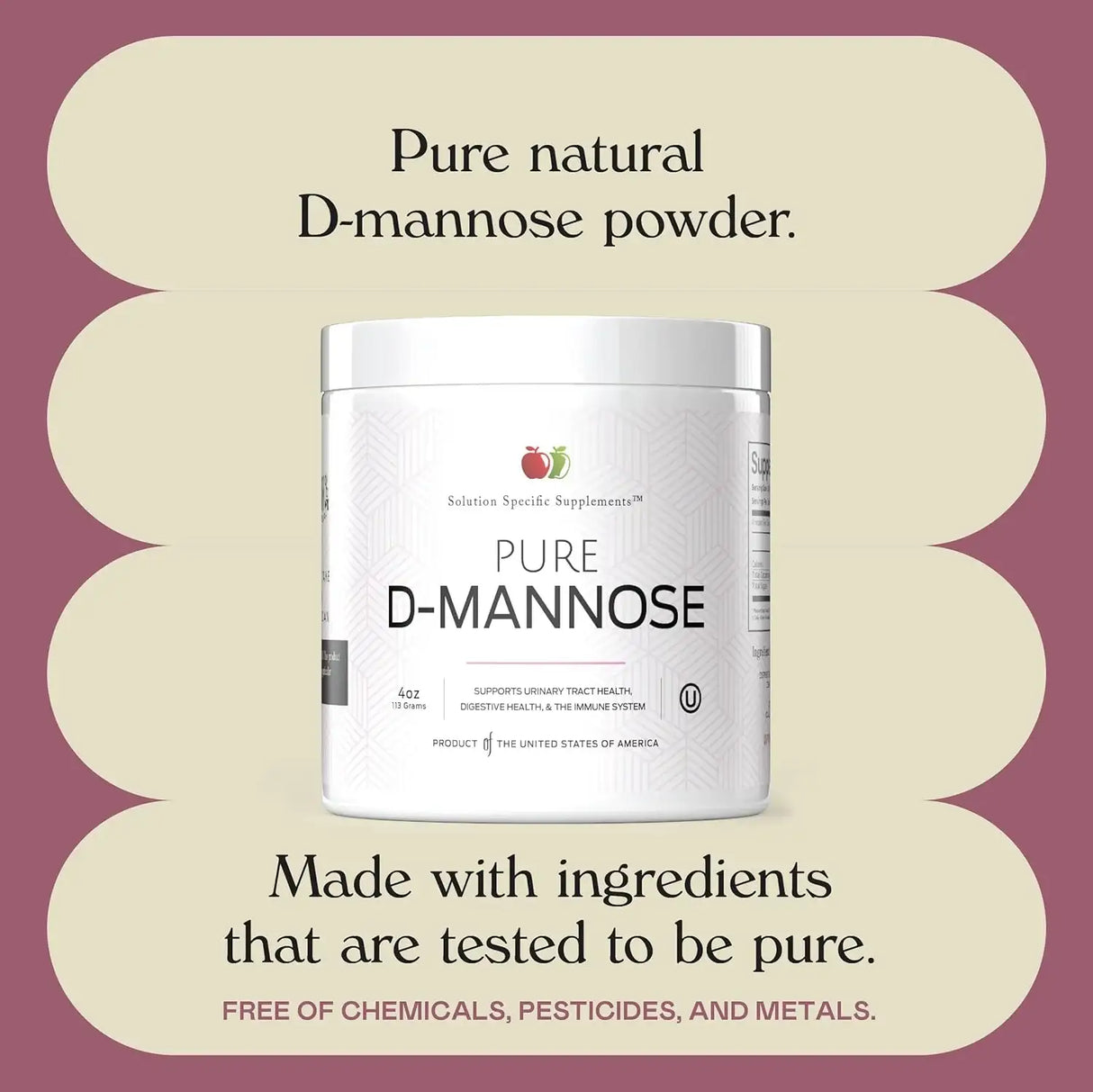 COMPLETE NATURAL PRODUCTS - Complete Natural Products Pure D-Mannose Powder 113Gr. - The Red Vitamin MX - Suplementos Alimenticios - {{ shop.shopifyCountryName }}