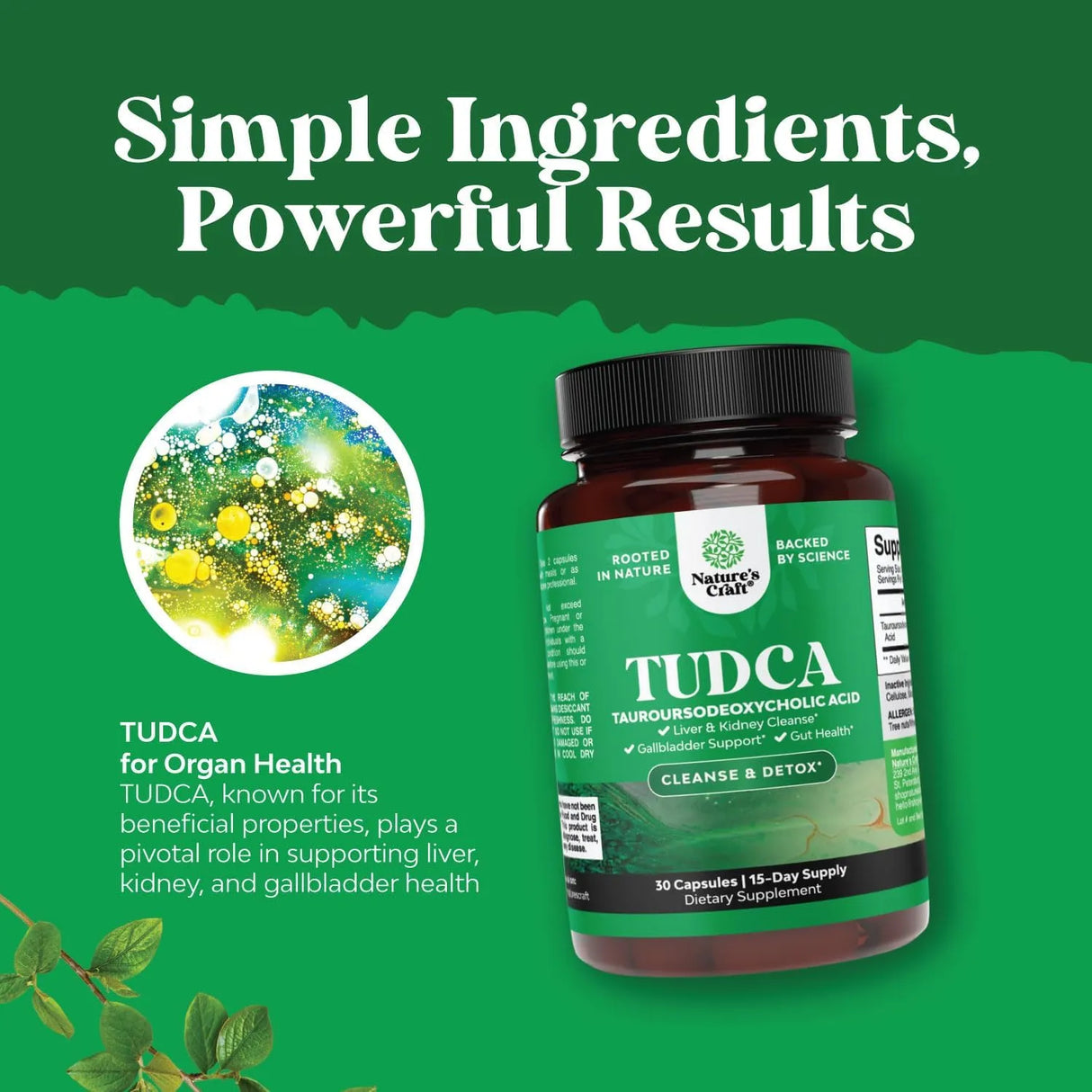 NATURES CRAFT - Natures Craft TUDCA 30 Capsulas - The Red Vitamin MX - Suplementos Alimenticios - {{ shop.shopifyCountryName }}