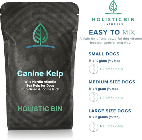 HOLISTIC BIN - Holistic Bin Canine Atlantic Sea Kelp for Dogs 50Gr. - The Red Vitamin MX - Suplementos Herbales Para Perros - {{ shop.shopifyCountryName }}