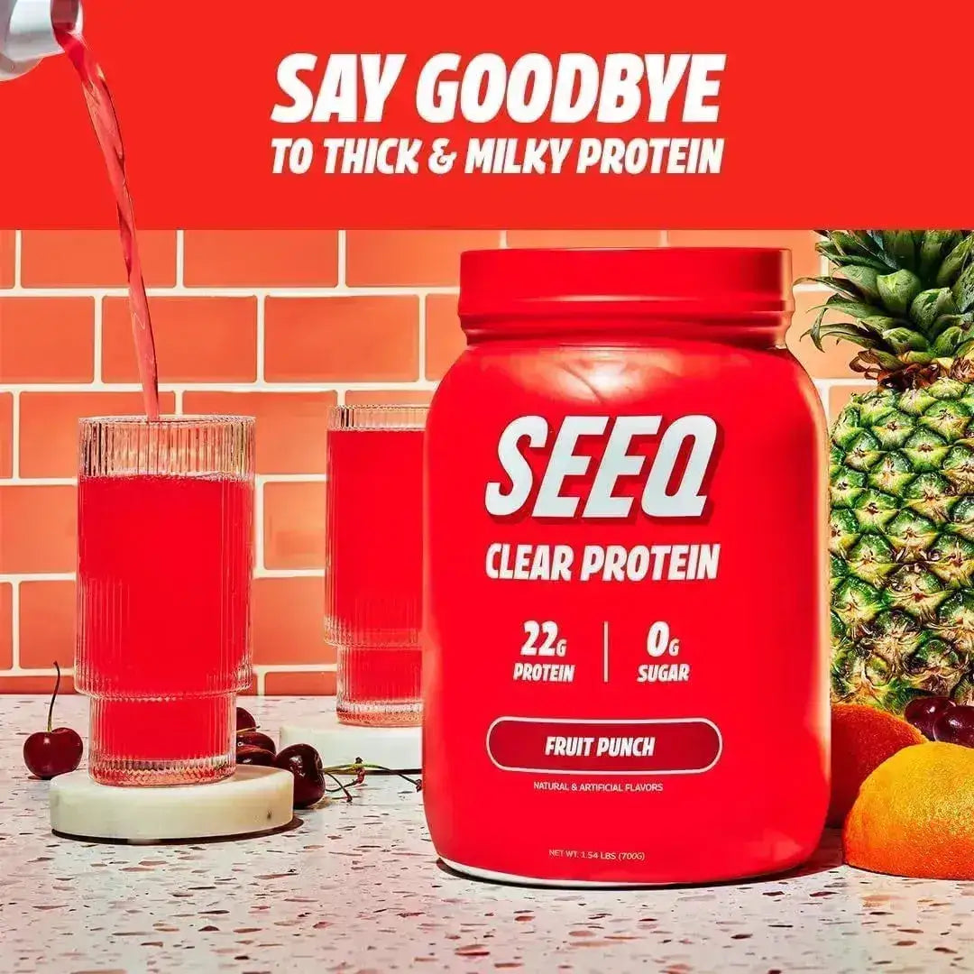 SEEQ - SEEQ Clear Whey Isolate Protein Powder Fruit Punch 25 Servicios - The Red Vitamin MX - Suplementos Alimenticios - {{ shop.shopifyCountryName }}