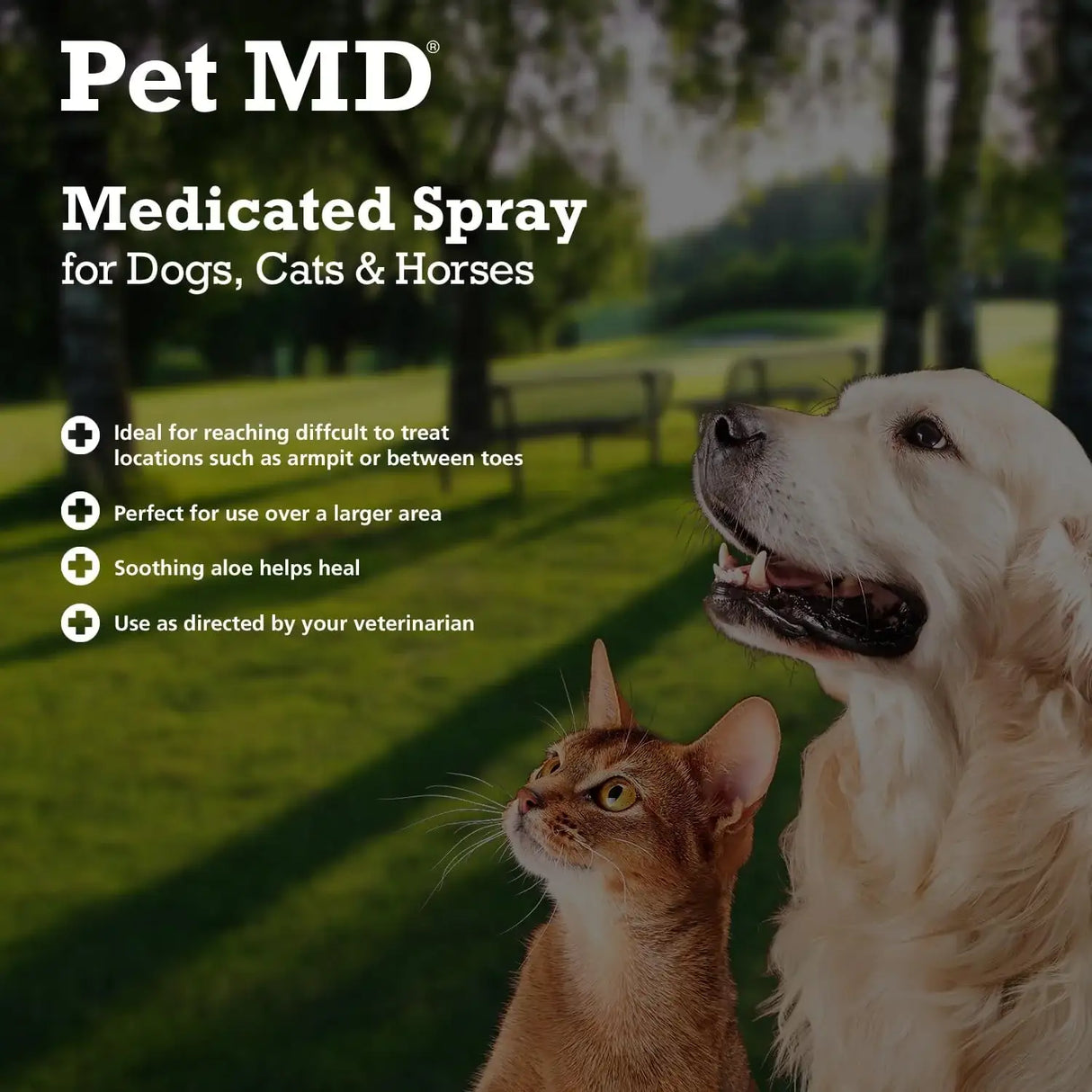 PET MD - Pet MD Topical Spray for Dogs Cats and Horses 8 Fl.Oz. - The Red Vitamin MX - Remedios Para La Picazón De Perros - {{ shop.shopifyCountryName }}
