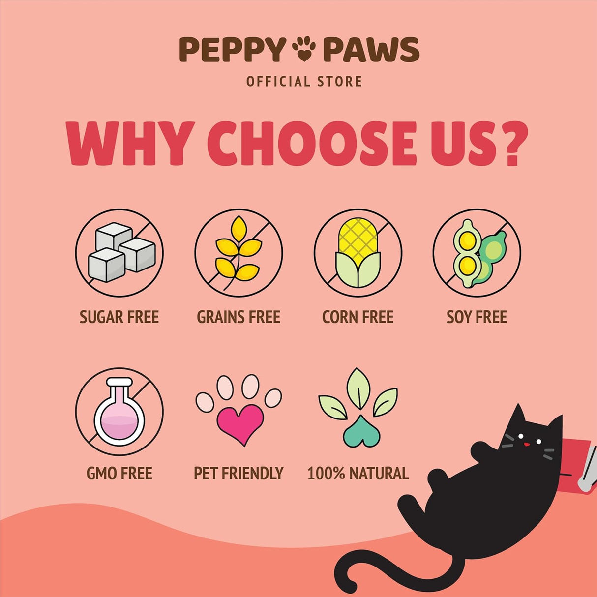 PEPPY PAWS Multivitamin for Cats 90 Masticables