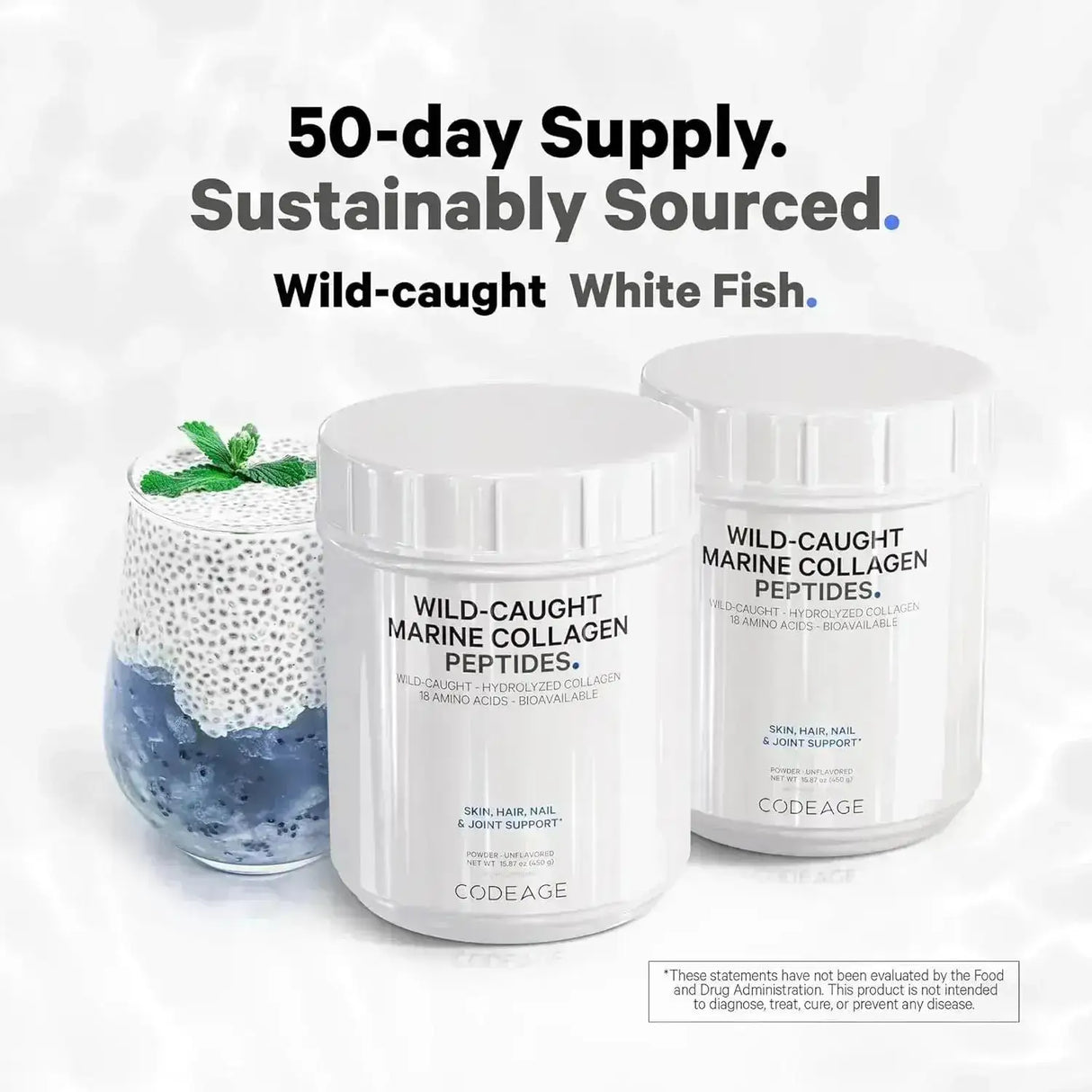 CODEAGE - Codeage Marine Collagen Powder 450Gr. - The Red Vitamin MX - Suplementos Alimenticios - {{ shop.shopifyCountryName }}