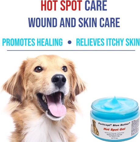 FORTICEPT - Forticept Blue Butter Hot Spot Treatment for Dogs & Cats 2 Oz. - The Red Vitamin MX - Remedios Para La Picazón De Perros - {{ shop.shopifyCountryName }}