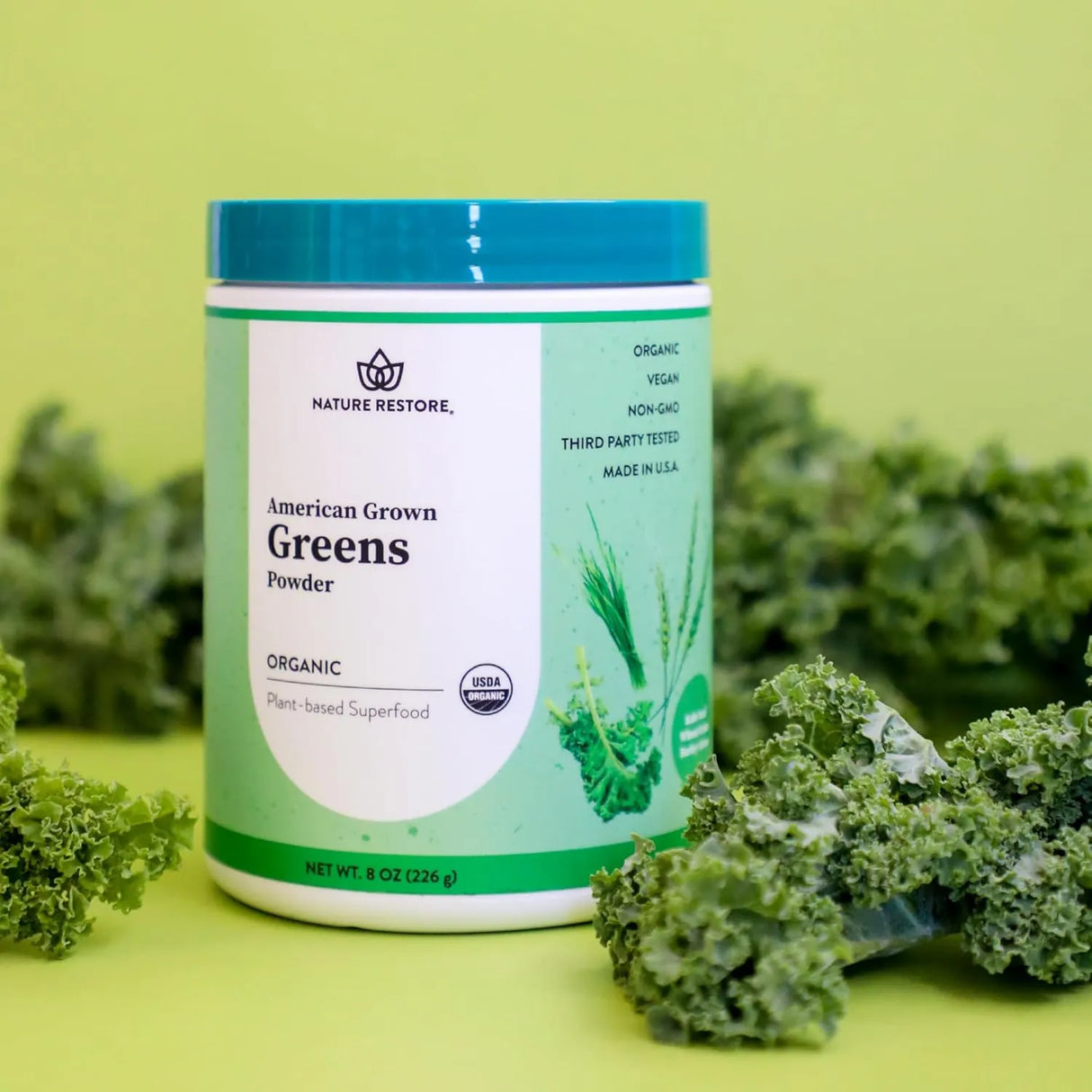 NATURE RESTORE - Nature Restore Greens Powder 226Gr. - The Red Vitamin MX - Suplementos Alimenticios - {{ shop.shopifyCountryName }}