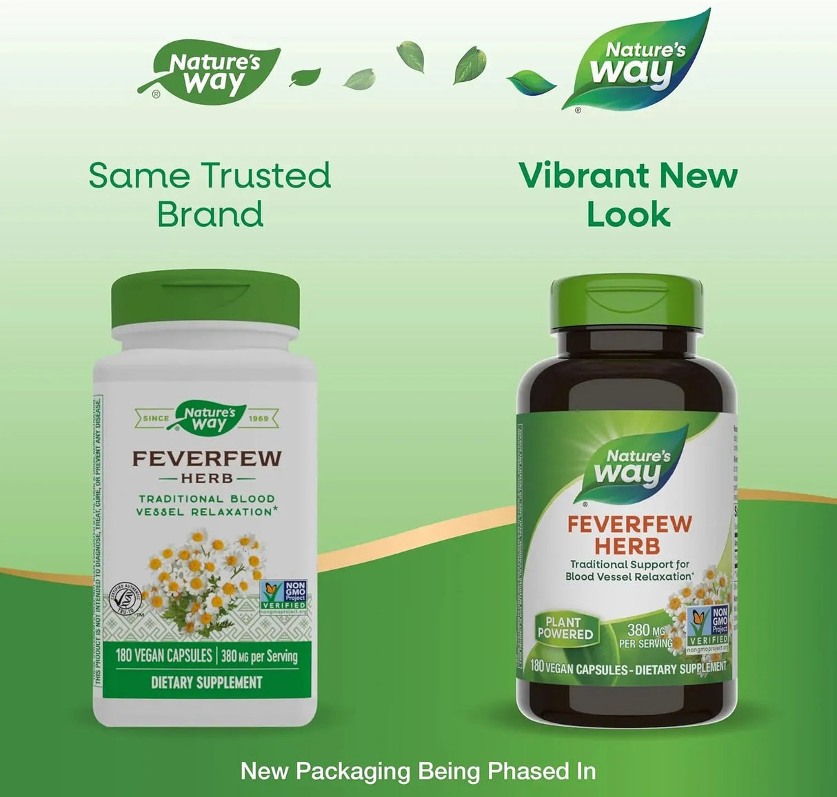 NATURE'S WAY - Nature's Way Feverfew Herb 380Mg. 180 Capsulas - The Red Vitamin MX - Suplementos Alimenticios - {{ shop.shopifyCountryName }}