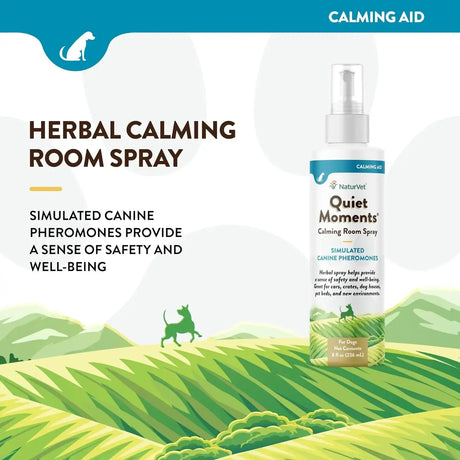 NATURVET - NaturVet Quiet Moments Herbal Calming Room Spray Dog 8 Fl.Oz. - The Red Vitamin MX - Relajantes Para Perros - {{ shop.shopifyCountryName }}
