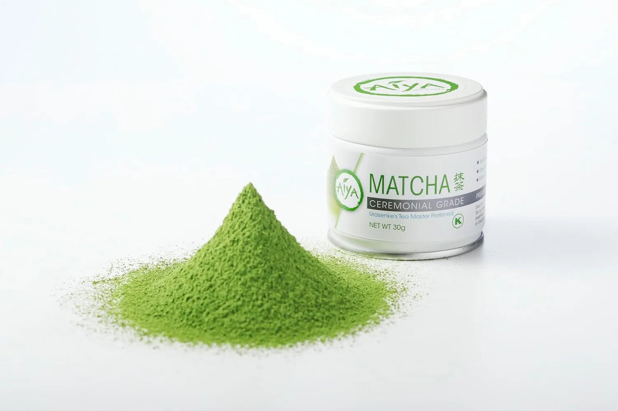 AIYA - Aiya Authentic Japanese Premium First Harvest Ceremonial Grade Matcha Green Tea Powder 30Gr. - The Red Vitamin MX - Suplementos Alimenticios - {{ shop.shopifyCountryName }}