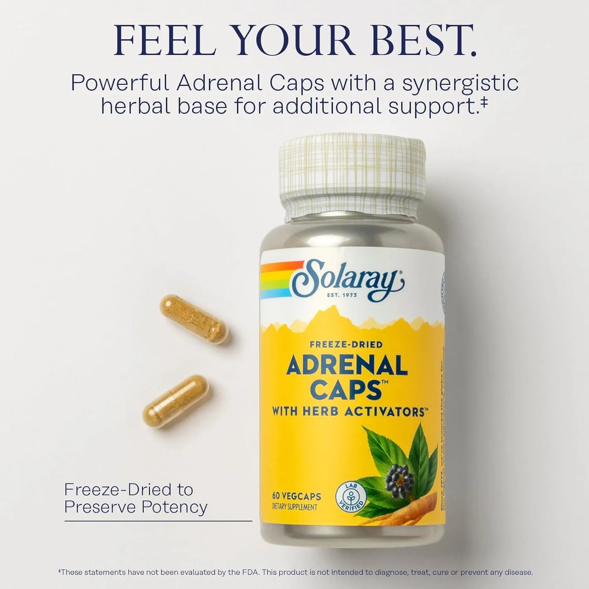 SOLARAY - SOLARAY Adrenal Caps 60 Capsulas - The Red Vitamin MX - Suplementos Alimenticios - {{ shop.shopifyCountryName }}