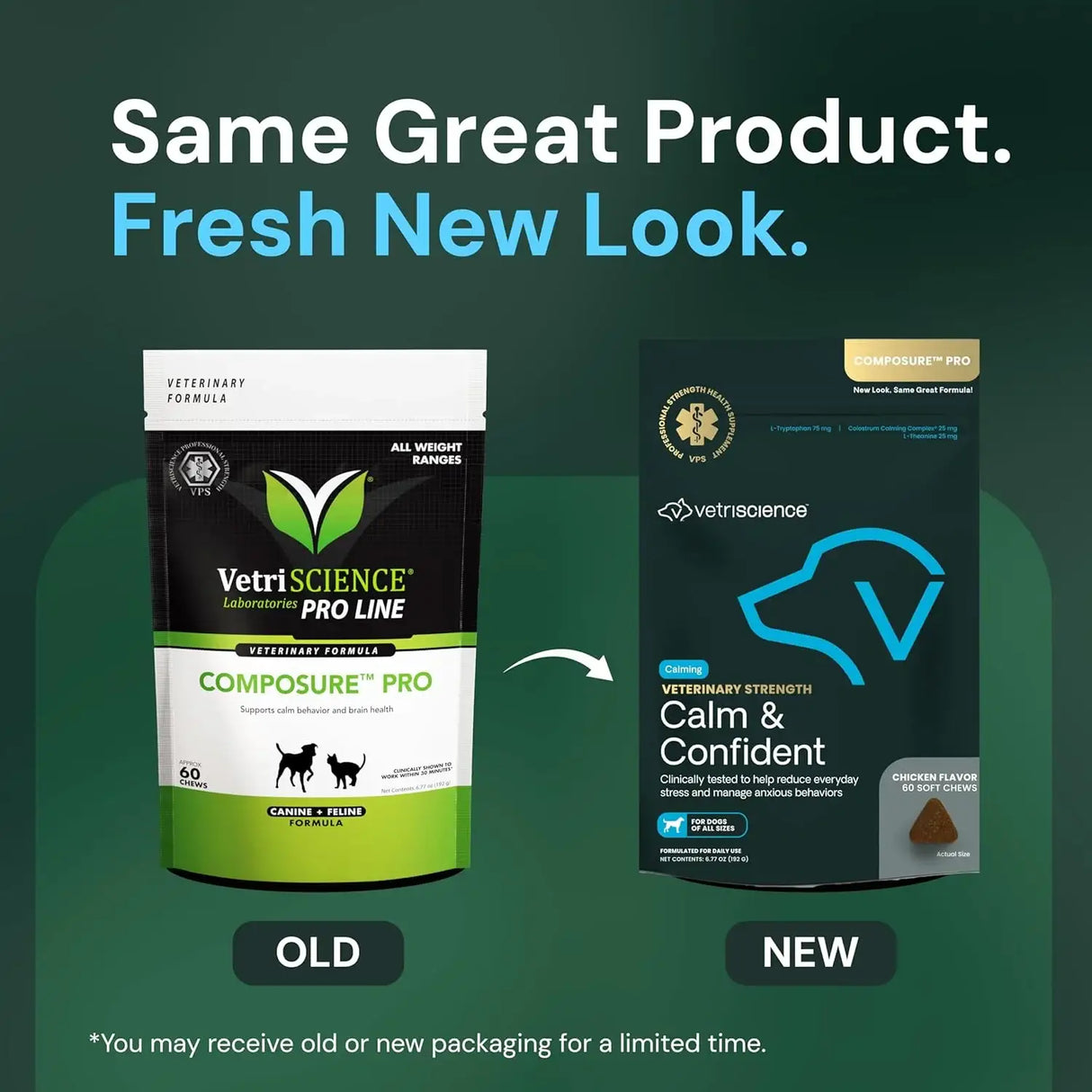 VETRISCIENCE - VetriScience Composure Pro Calming Support 60 Masticables - The Red Vitamin MX - Relajantes Para Perros - {{ shop.shopifyCountryName }}