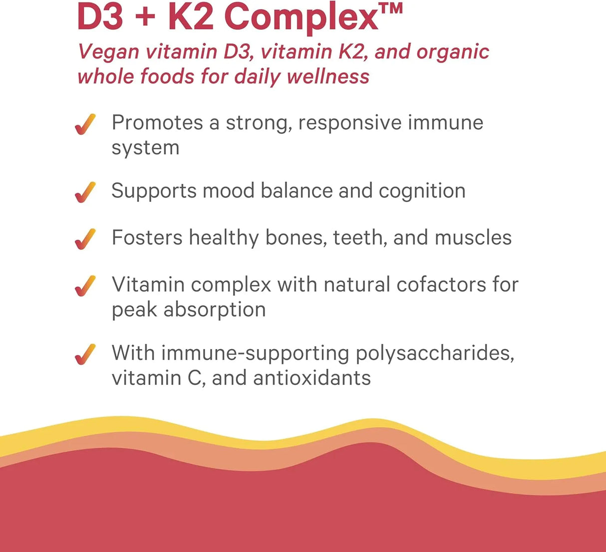 PURE SYNERGY - PURE SYNERGY D3 + K2 Complex 60 Capsulas - The Red Vitamin MX - Suplementos Alimenticios - {{ shop.shopifyCountryName }}