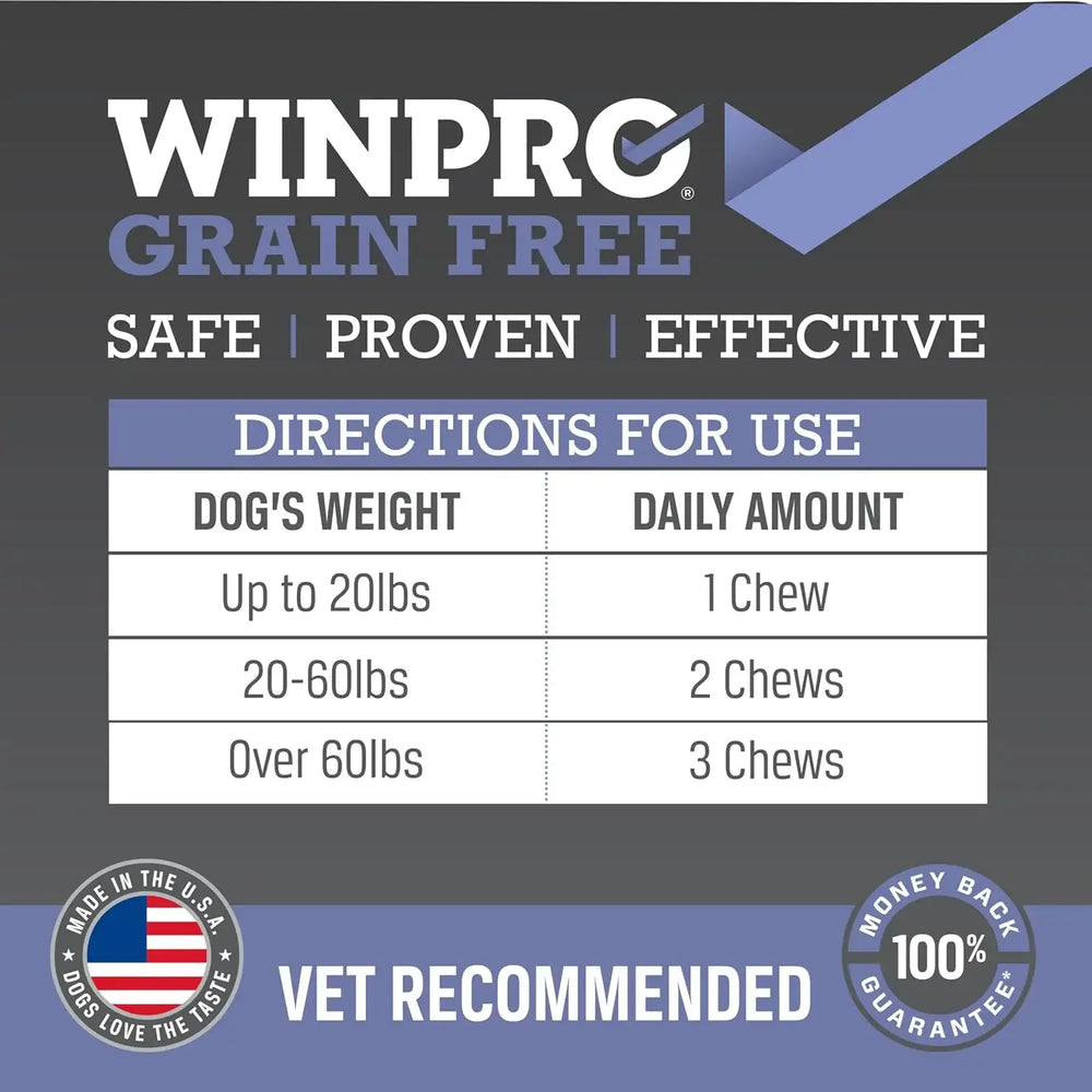 WINPRO - WINPRO Calming Chews for Dogs 60 Masticables - The Red Vitamin MX - Relajantes Para Perros - {{ shop.shopifyCountryName }}