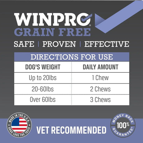 WINPRO - WINPRO Calming Chews for Dogs 60 Masticables - The Red Vitamin MX - Relajantes Para Perros - {{ shop.shopifyCountryName }}