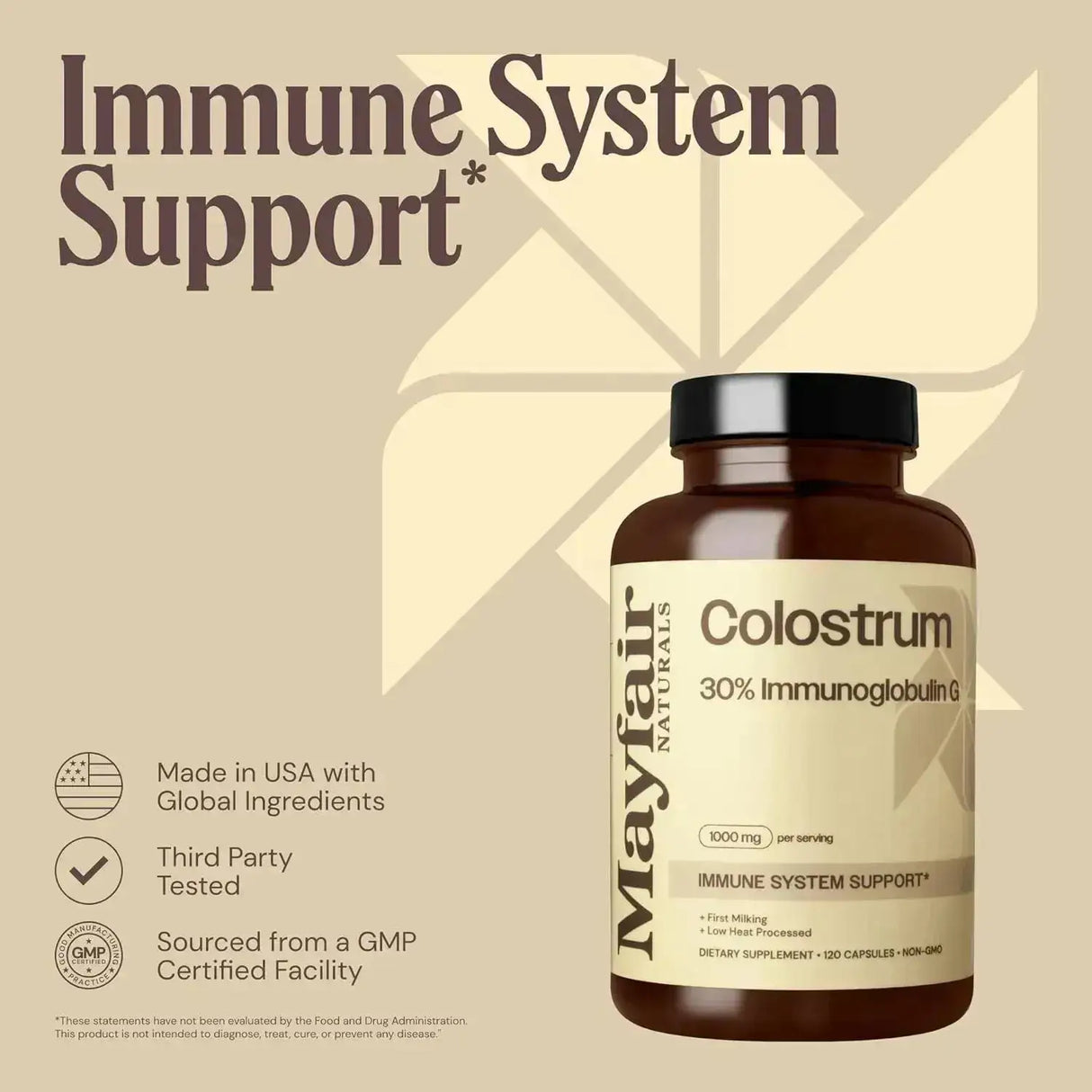 MAYFAIR - Mayfair Naturals Colostrum 30% IgG 120 Capsulas - The Red Vitamin MX - Suplementos Alimenticios - {{ shop.shopifyCountryName }}