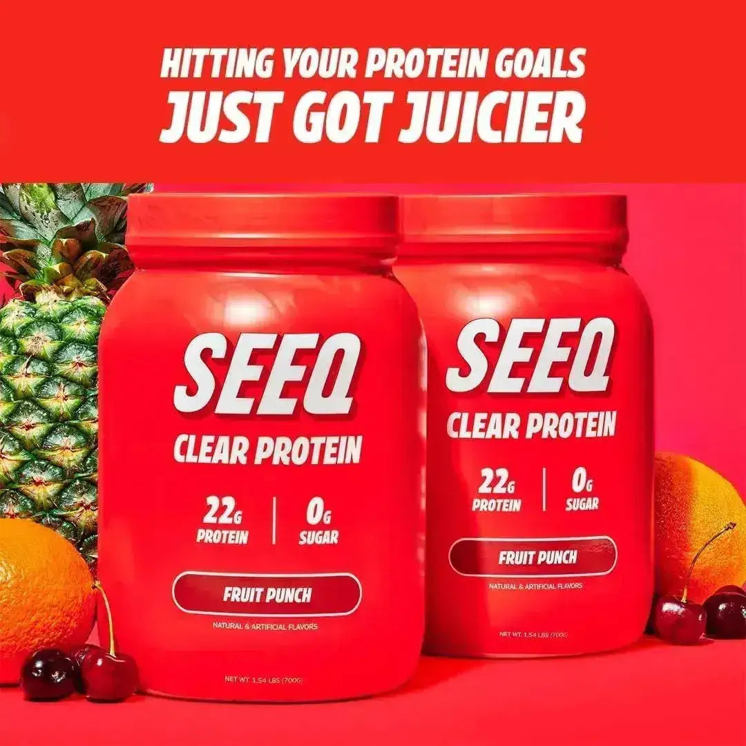 SEEQ - SEEQ Clear Whey Isolate Protein Powder Fruit Punch 25 Servicios - The Red Vitamin MX - Suplementos Alimenticios - {{ shop.shopifyCountryName }}