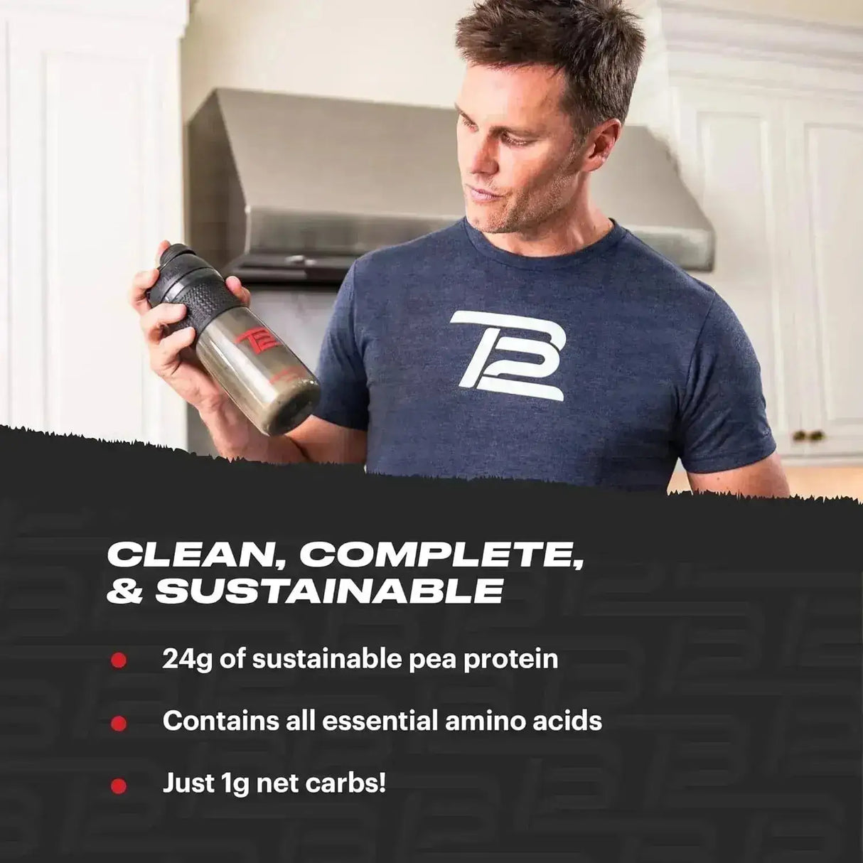 TB12 - TB12 Plant Based Protein Powder Chocolate 30 Servicios 1020Gr. - The Red Vitamin MX - Suplementos Alimenticios - {{ shop.shopifyCountryName }}