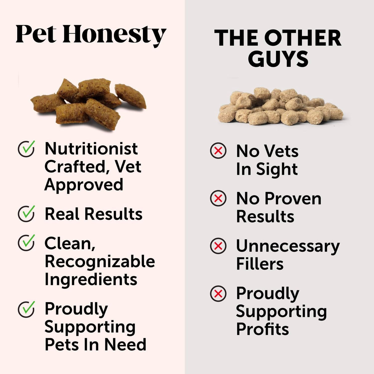 Pet Honesty Cat Probiotics Gut + Immune Health Crunchy & Creamy Chews 30 MAsticables