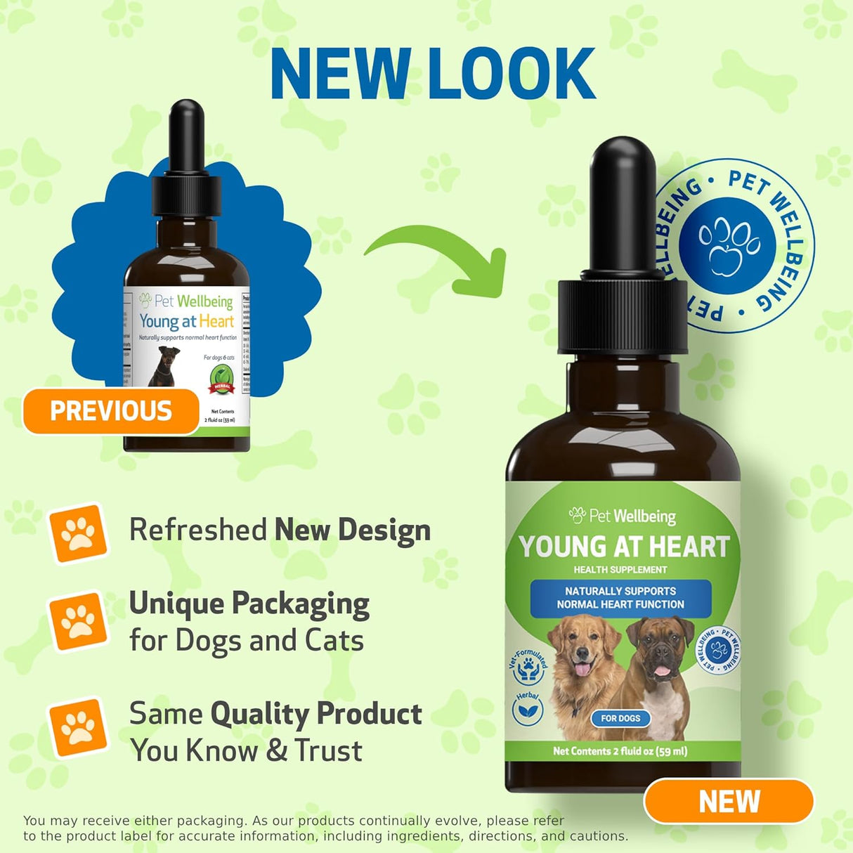 Pet Wellbeing Young at Heart for Dogs 2 Fl.Oz.