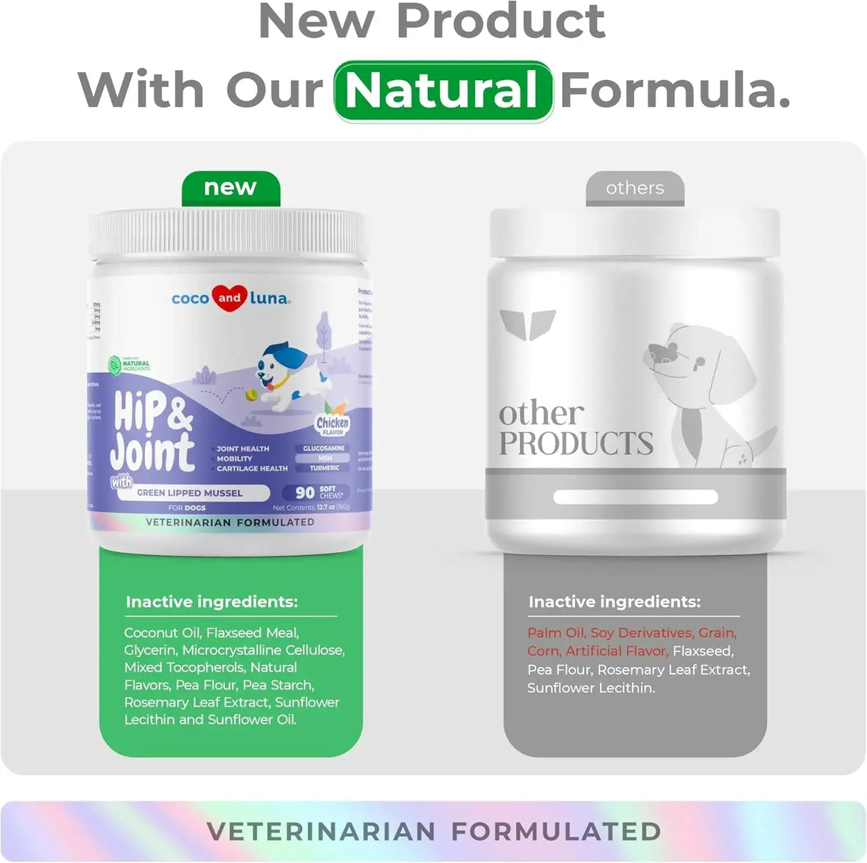 COCO AND LUNA - Coco and Luna Hip & Joint Supplement for Dogs 90 Masticables - The Red Vitamin MX - Cuidado De Cadera Y Articulaciones Para Perros - {{ shop.shopifyCountryName }}