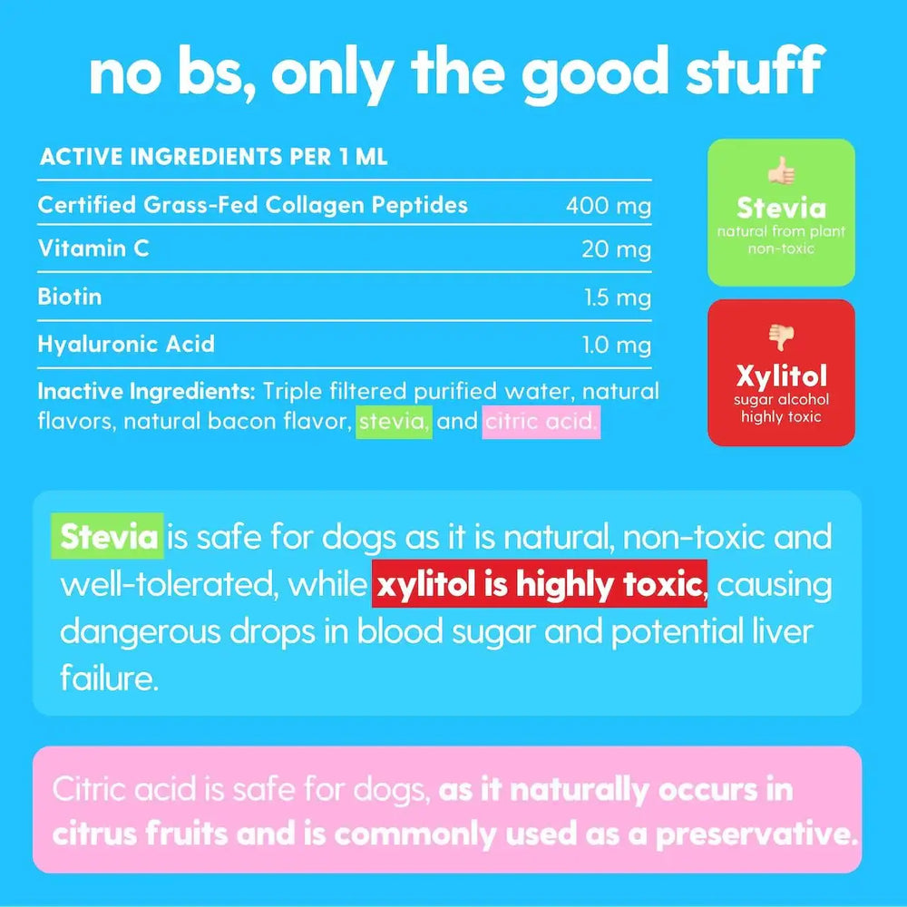 TAILY - Taily Premium Grass-fed Collagen for Dogs Skin and Coat Supplement 4 Fl.Oz. - The Red Vitamin MX - Remedios Para La Picazón De Perros - {{ shop.shopifyCountryName }}