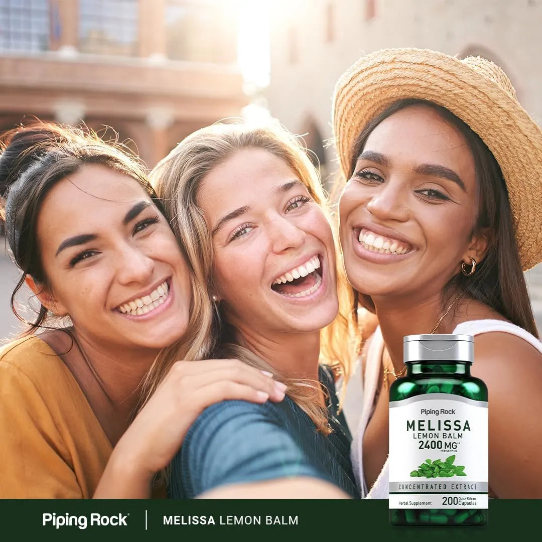 PIPING ROCK - Piping Rock Lemon Balm 2400Mg. 200 Capsulas - The Red Vitamin MX - Suplementos Alimenticios - {{ shop.shopifyCountryName }}