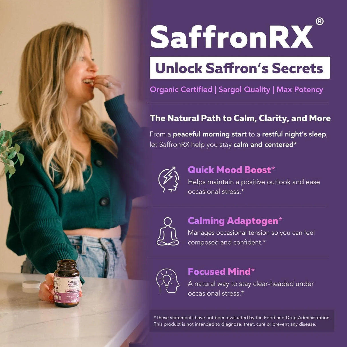 TRIQUETRA - Triquetra Health SaffronRX Saffron Extract 30 Capsulas - The Red Vitamin MX - Suplementos Alimenticios - {{ shop.shopifyCountryName }}
