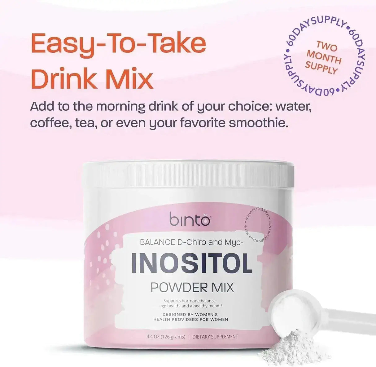 BINTO - Binto Inositol Powder Mix 40:1 Ratio 126Gr. - The Red Vitamin MX - Suplementos Alimenticios - {{ shop.shopifyCountryName }}