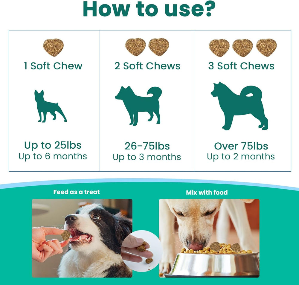 VUN Dog Allergy Relief Chews 100 Masticables